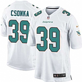 Nike Men & Women & Youth Dolphins #39 Csonka White Team Color Game Jersey,baseball caps,new era cap wholesale,wholesale hats